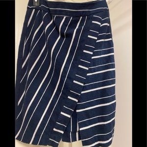 Anne Taylor Loft Striped Pencil Skirt Size 4